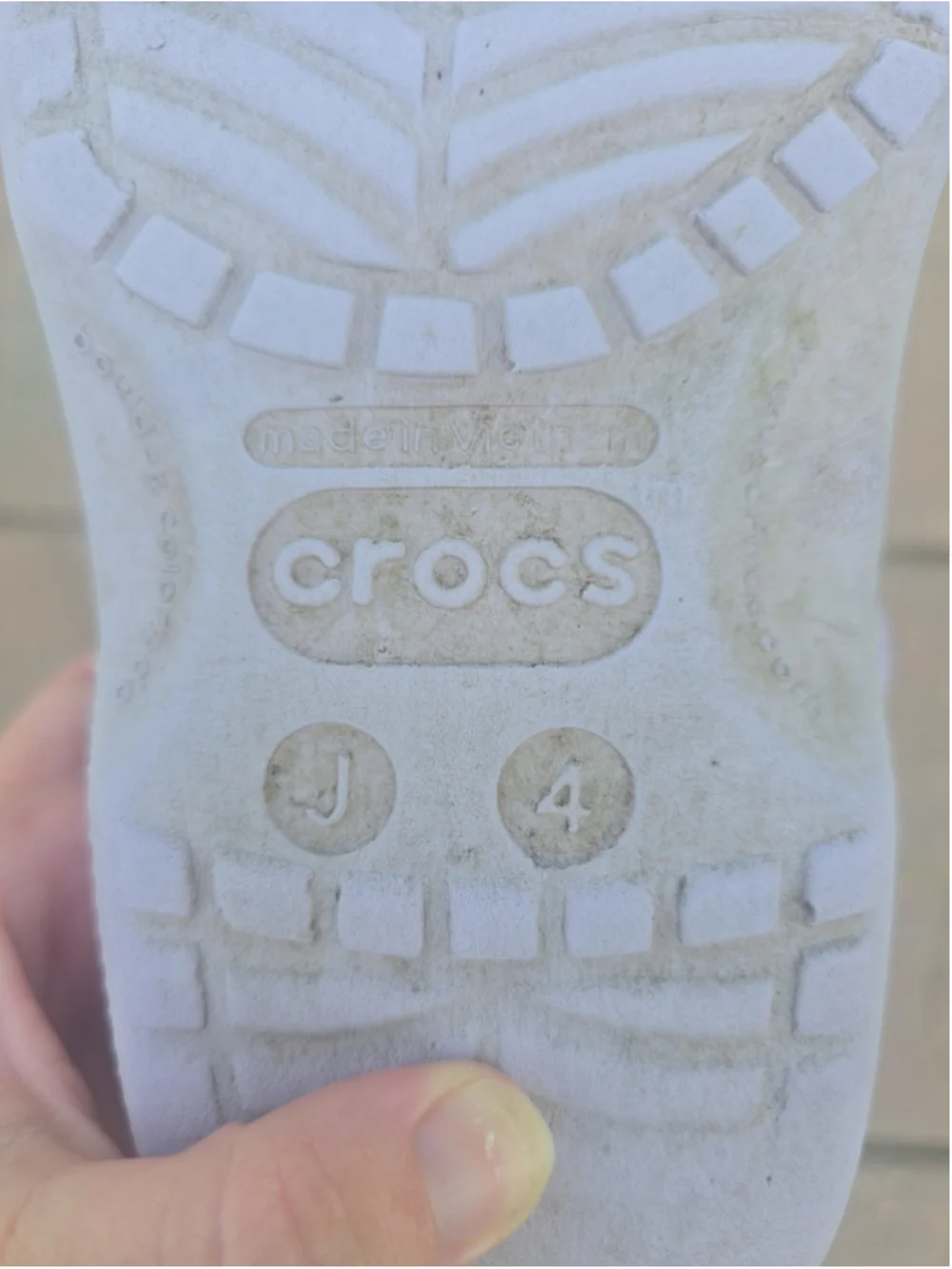Girl''s Crocs Lavender Clogs Size J4